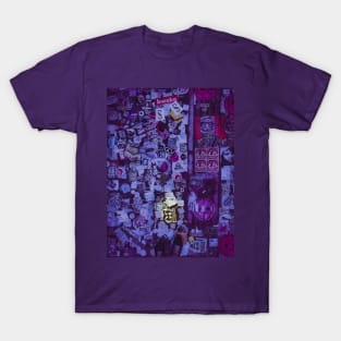 New York City Purple Stickers T-Shirt